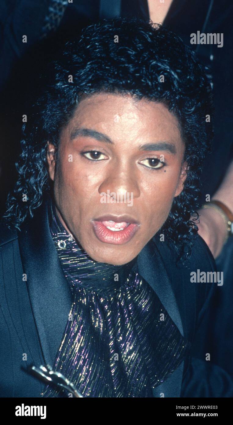 1984 Jermaine Jackson John Barrett/PHOTOlink.net Foto Stock