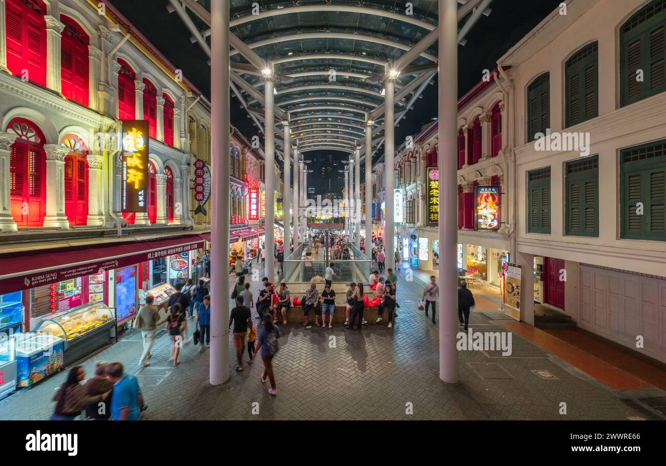 Pagoda Street Chinatown Singapore Foto Stock