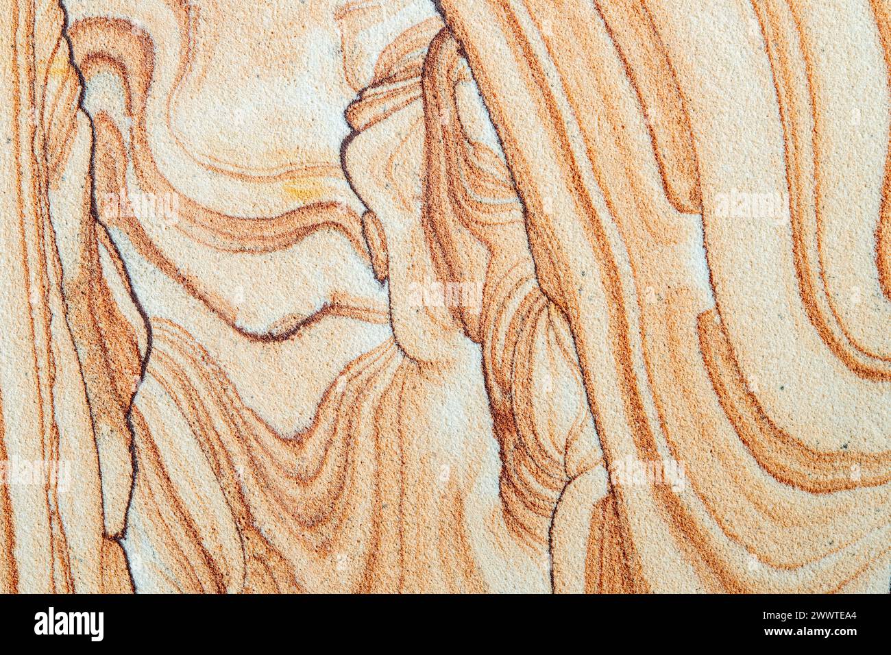 Vista ravvicinata dell'arenaria dell'Arizona. Jerome, Arizona, USA, di Dominique Braud/Dembinsky Photo Assoc Foto Stock