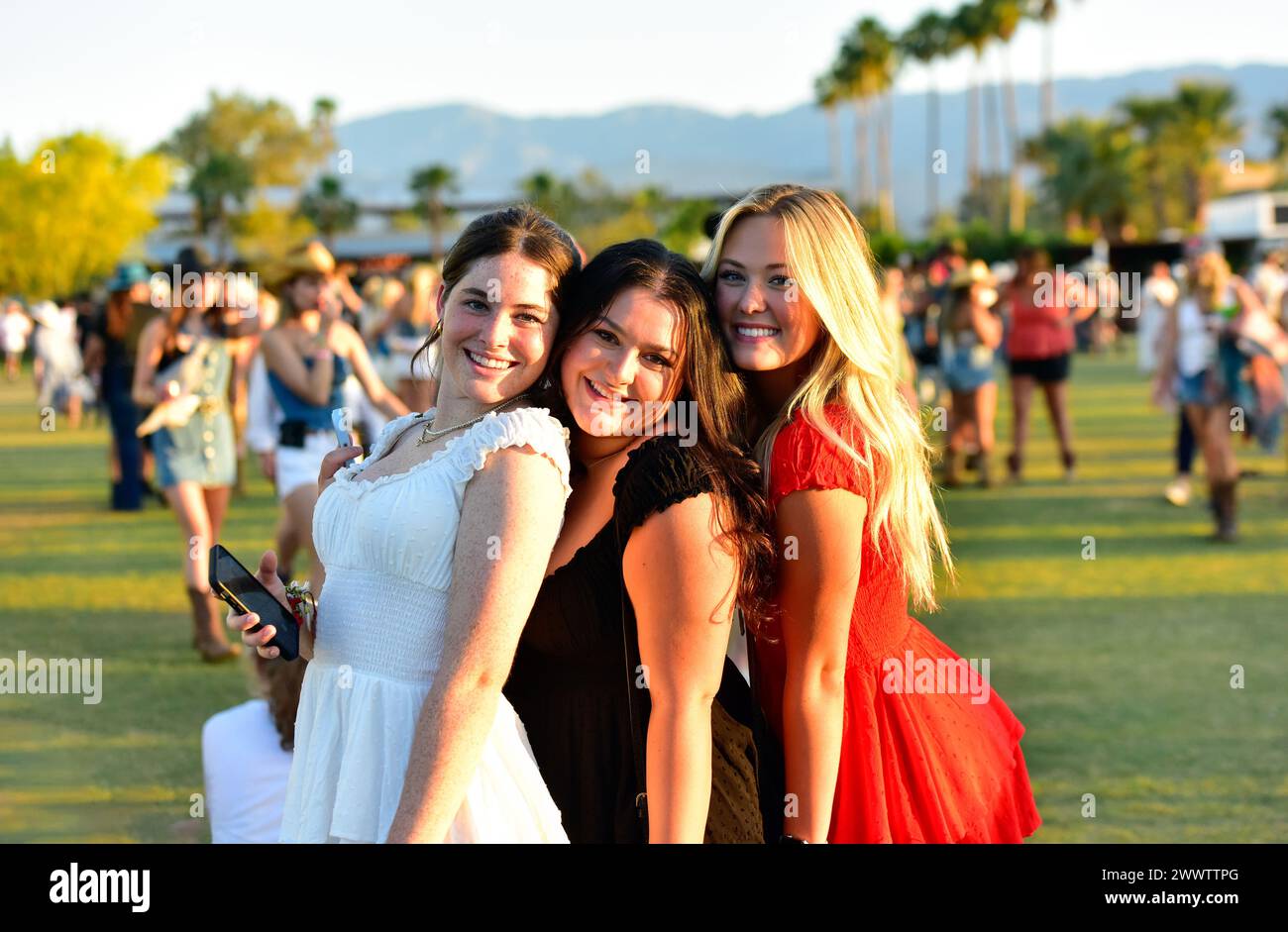 Affollato dal festival delle diligenze Foto Stock
