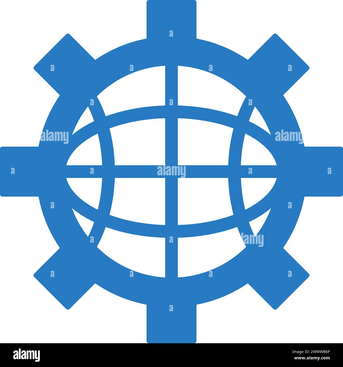 Icona globale, Internet, impostazioni. progettazione per uso commerciale, web, supporti di stampa o qualsiasi tipo di progetto. Illustrazione Vettoriale