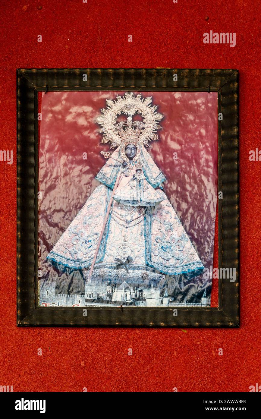 Nostra Signora di Guadalupe in Estremadura Icon, Guadalupe, Estremadura, Spagna Foto Stock