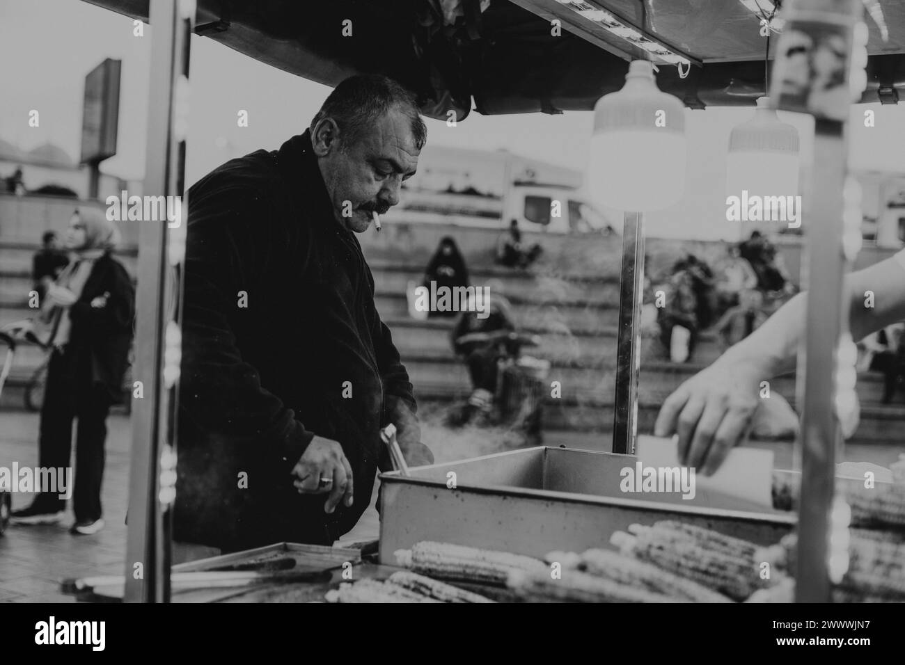 Fotografia di strada a Istanbul Foto Stock