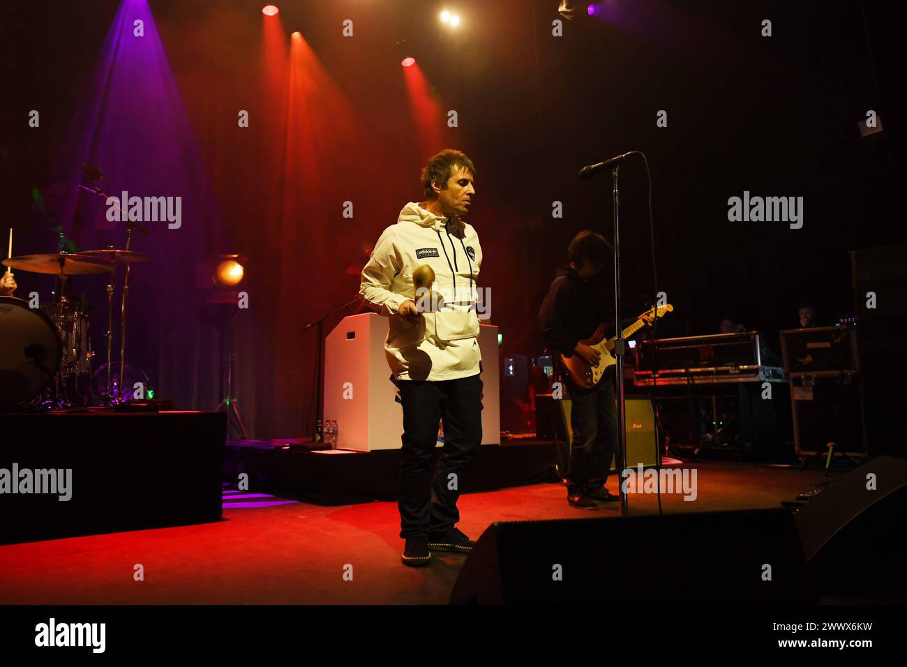 Liam Gallagher e John Squire si esibiscono al Forum DI LONDRA, INGHILTERRA - MARZO 25: Liam Gallagher si esibisce al Forum di Kentish Town il 25 marzo 2024 a Londra, Inghilterra. CAP/Mar Mar/Gran Bretagna Copyright: XMartinxHarris/CapitalxPicetex Foto Stock