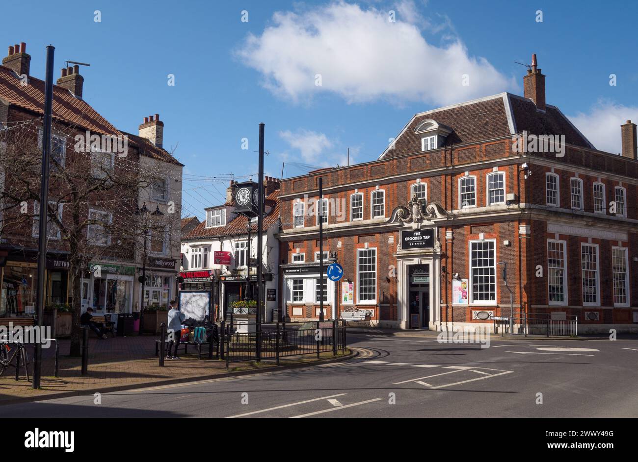 The Crooked Tap ex Nat West Bank, Driffield Foto Stock
