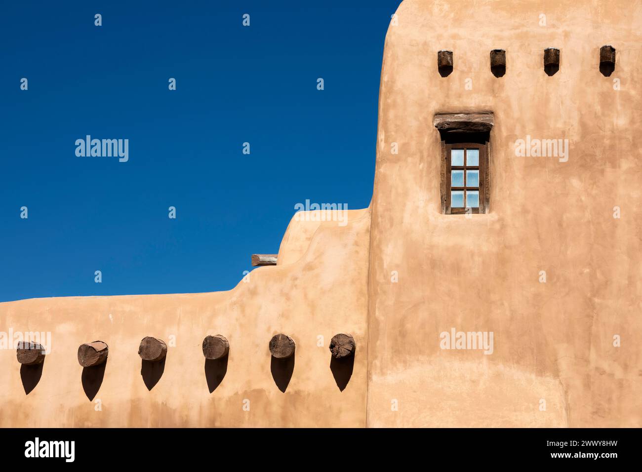 NM00671-00..... NEW MEXICO - dettaglio grafico del New Mexico Museum of Art, Santa Fe. Foto Stock