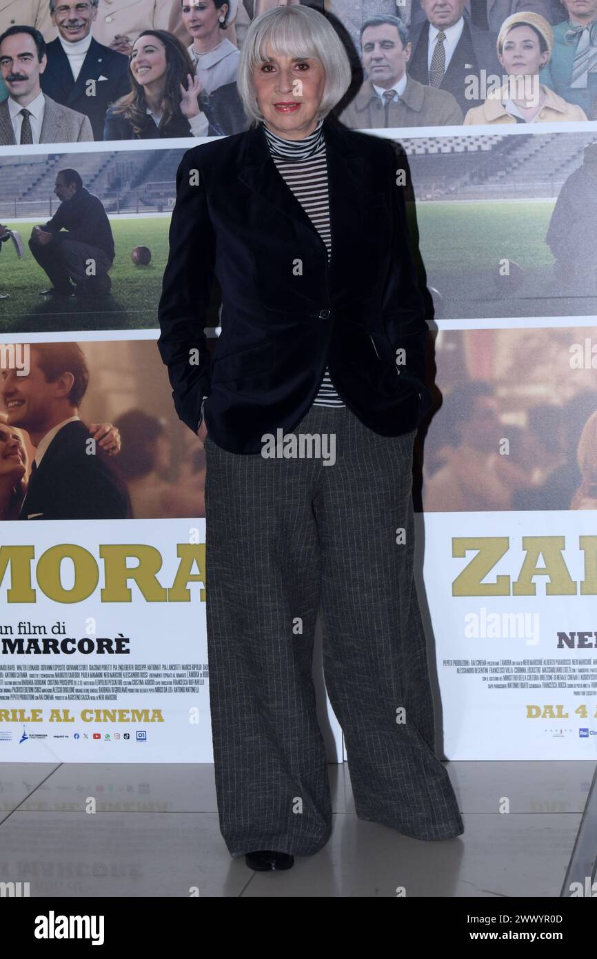 Roma, Italia. 26 marzo 2024. Cinema Adriano, Roma, Italia, 26 marzo 2024, Pia Engleberth durante la chiamata fotografica del film 'Zamora' - News Credit: Live Media Publishing Group/Alamy Live News Foto Stock