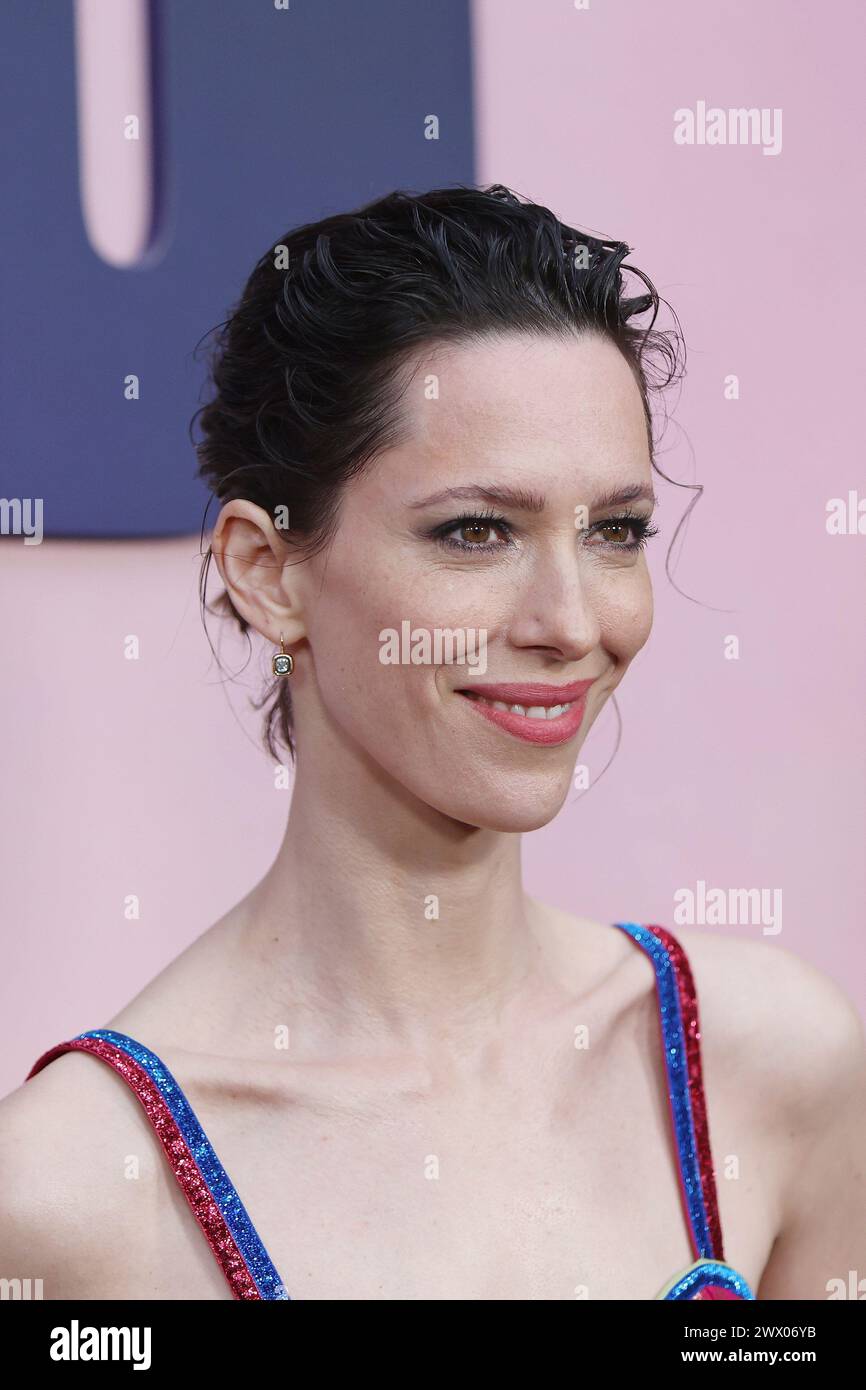 25 marzo 2024, Los Angeles, California, Stati Uniti: LOS ANGELES, CA - 25 MARZO 2024: Rebecca Hall presso la Warner Bros. Anteprima di Godzilla X Kong: The New Empire al TCL Chinese Theatre IMAX. (Credit Image: © Nina Prommer/ZUMA Press Wire) SOLO PER USO EDITORIALE! Non per USO commerciale! Foto Stock