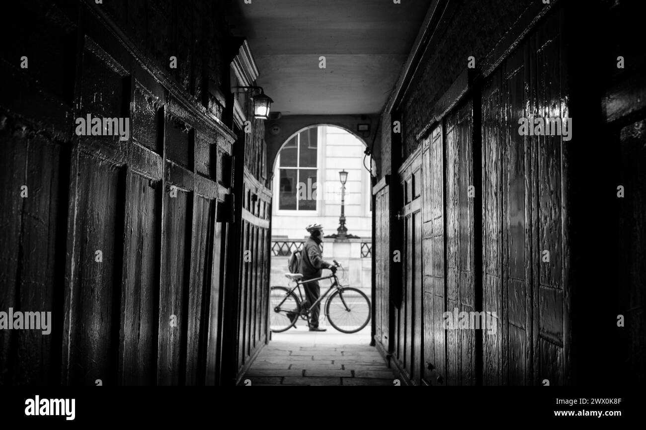 Pickering Place in SW1 St James, Westminster: Stretto passaggio che conduce alla più piccola piazza del cortile di Londra. Foto Stock