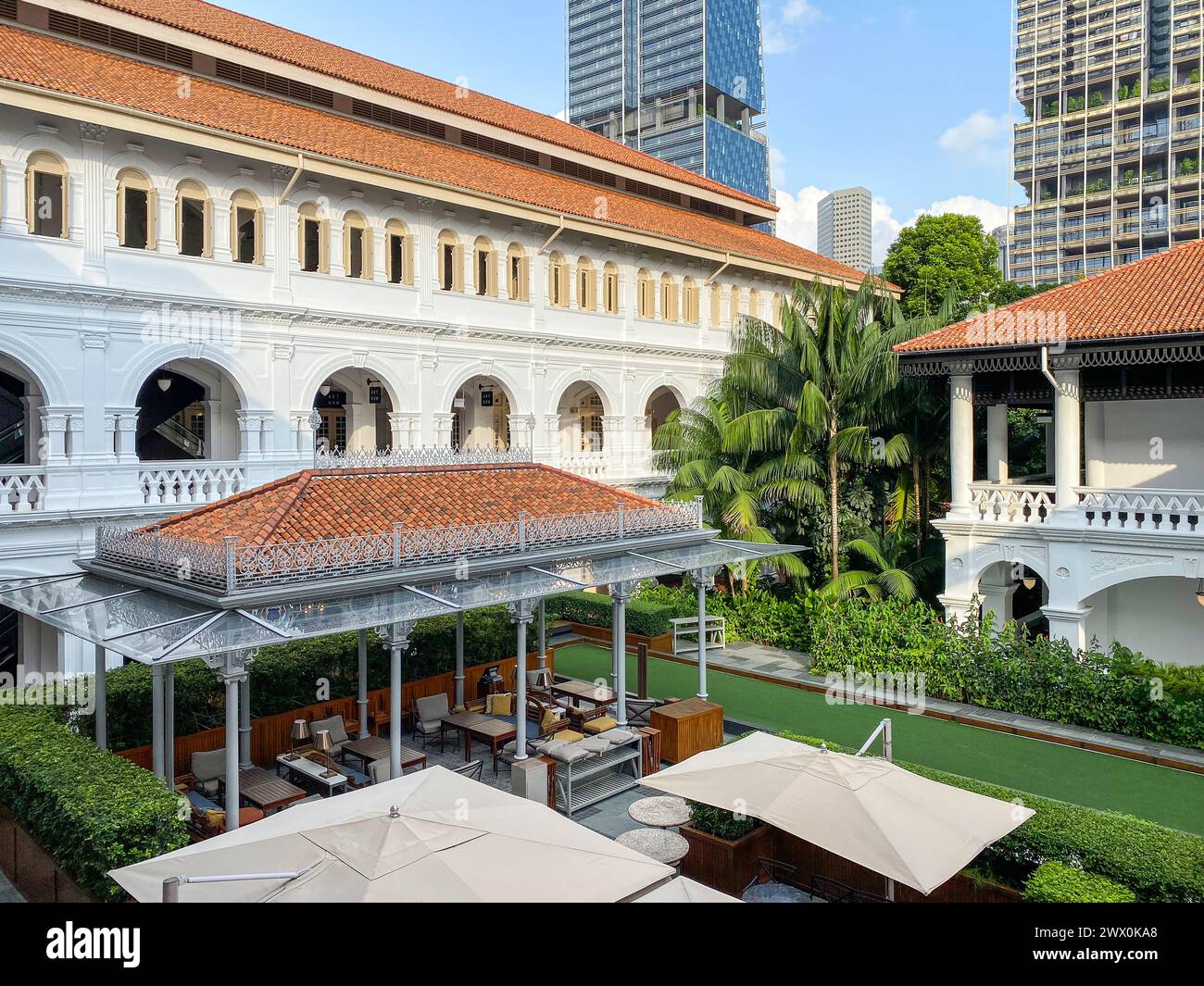 Raffles Hotel Foto Stock