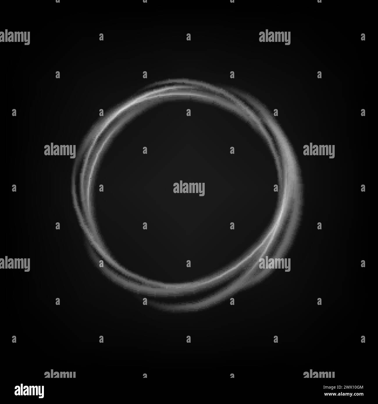 Rotondo bianco torto di luce, adatto per pubblicità di prodotti, progettazione di prodotti e altro, illustrazione vettoriale Illustrazione Vettoriale