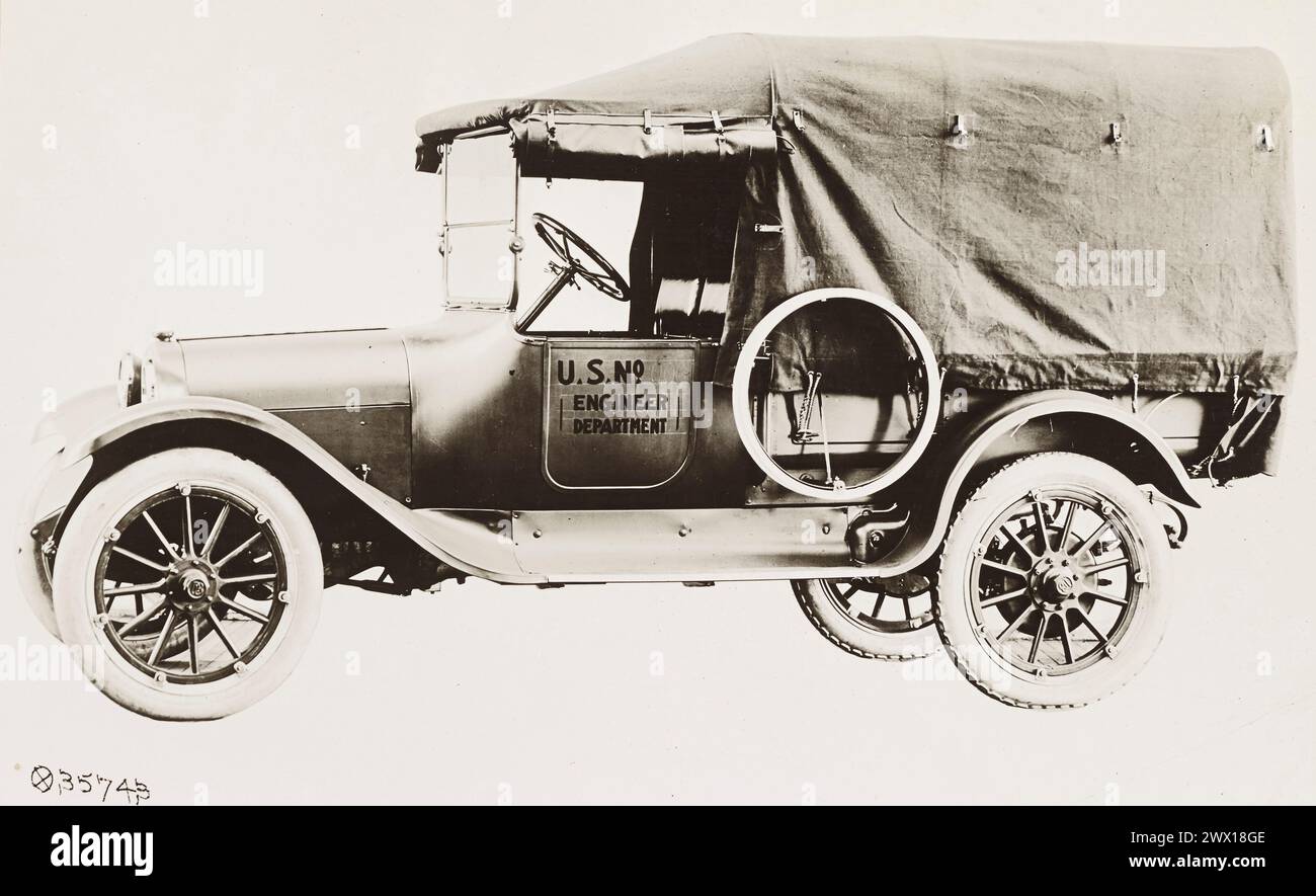 Carrello Dodge leggero utilizzato dal reparto tecnico CA. 1915-1929 Foto Stock