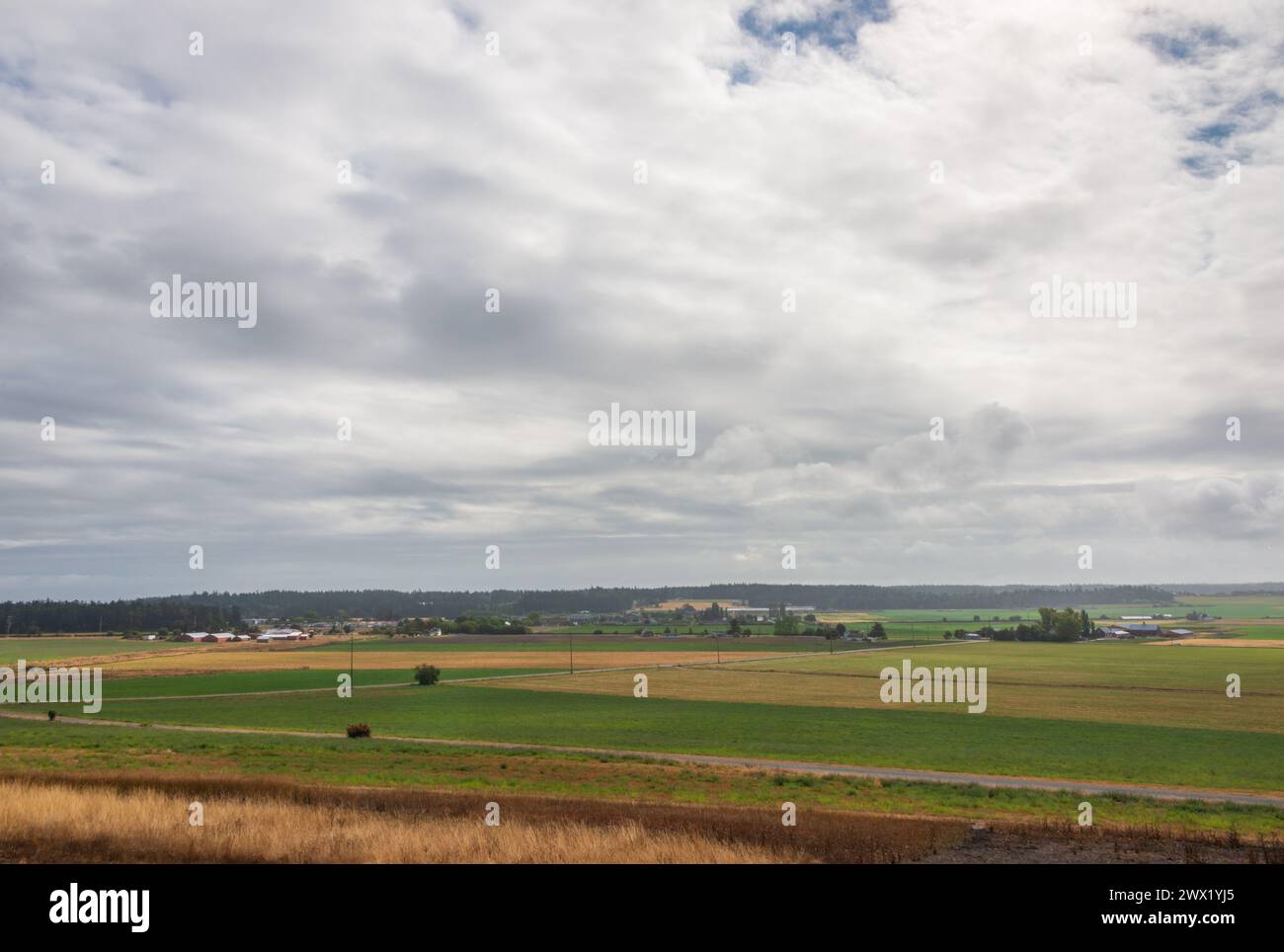 Ebey's Landing National Historical Reserve nello stato di Washington, Stati Uniti Foto Stock