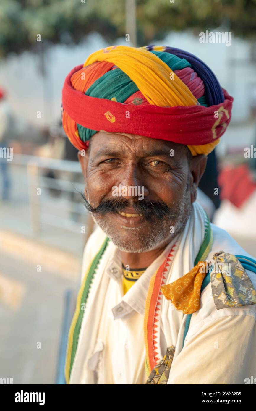 Indien, Rajasthan, Pushkar Foto Stock