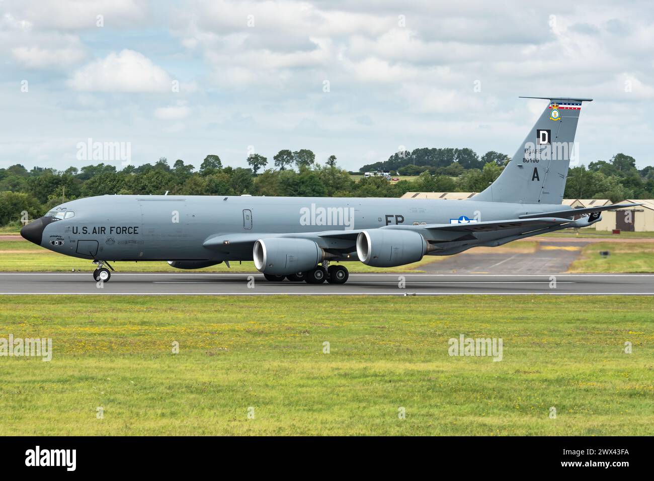 Un Boeing KC-135 Stratotanker aereo cisterna di rifornimento dell'USAF. Foto Stock