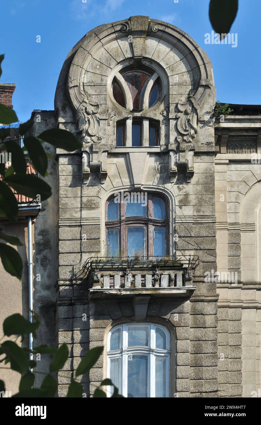 Tenement House al 23 di Mazepa Street, Ivano-Frankivsk, Stanislawow, Ucraina Foto Stock