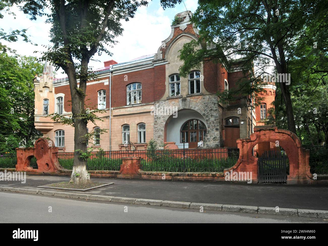 Villa al 16 di Tarnawskoho Street, Ivano-Frankivsk, Stanislawow, Ucraina Foto Stock