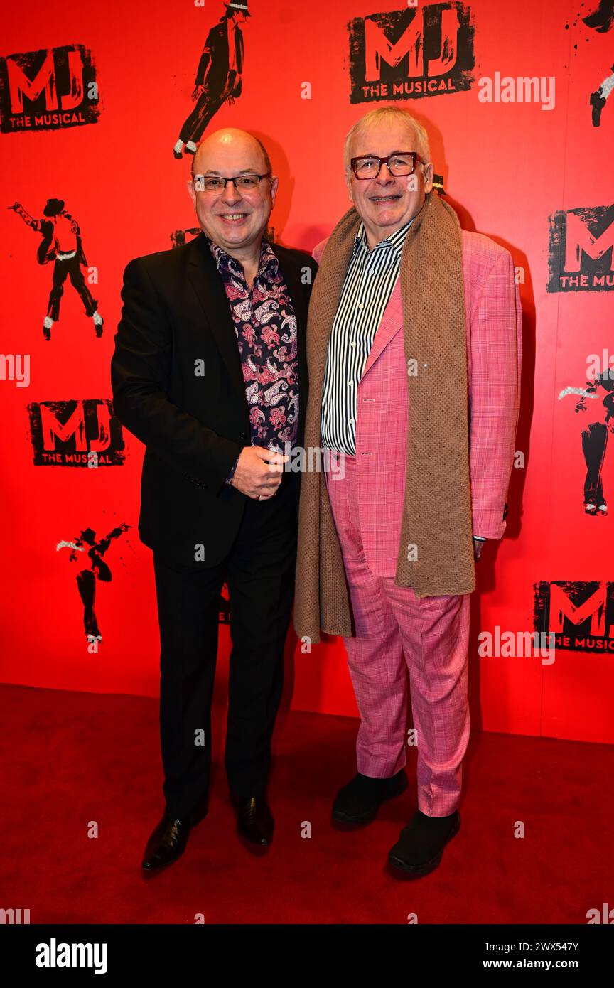 Londra, Regno Unito. 27 marzo 2024. Christopher Biggins partecipa alla serata di apertura della produzione britannica di Broadway - MJ The Musical al Prince Edward Theatre. Credito: Vedi li/Picture Capital/Alamy Live News Foto Stock