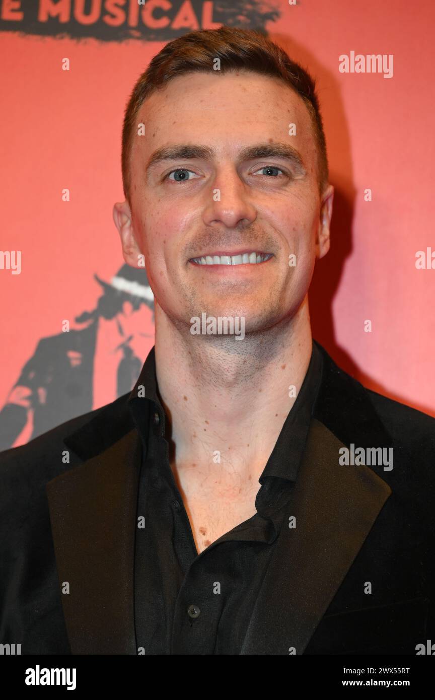 Londra, Regno Unito. 27 marzo 2024. Ben Alldis partecipa alla serata di apertura della produzione britannica di Broadway - MJ The Musical al Prince Edward Theatre. Credito: Vedi li/Picture Capital/Alamy Live News Foto Stock