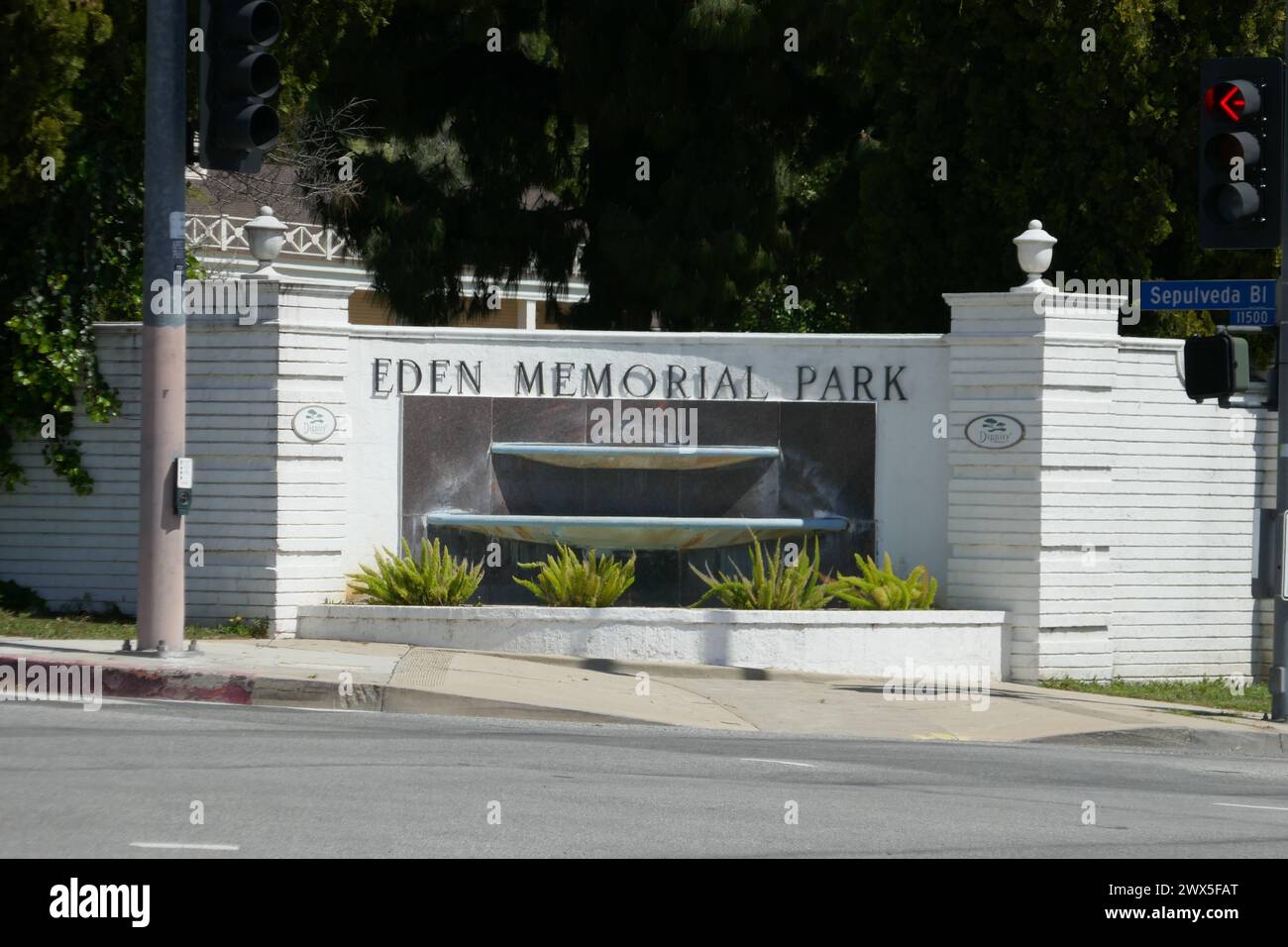 Mission Hills, California, USA 26 marzo 2024 Eden Memorial Park il 26 marzo 2024 a Mission Hills, California, USA. Foto di Barry King/Alamy Stock Photo Foto Stock