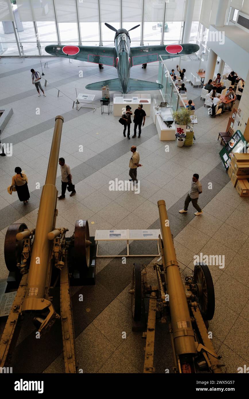 Vista interna del Museo Yushukan. Yasukuni Shrine. Tokyo. Giappone Foto Stock