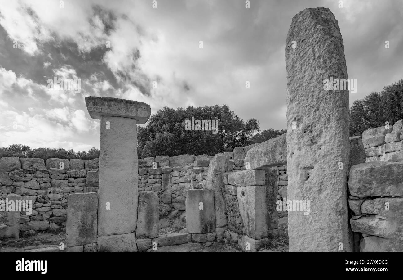 Minorca, Torre d'en Galmes Foto Stock