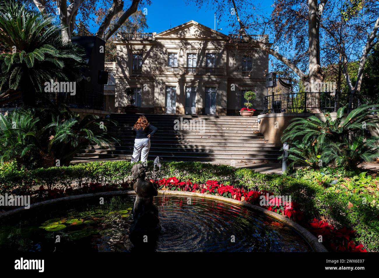 Giardino botanico di Malaga Foto Stock