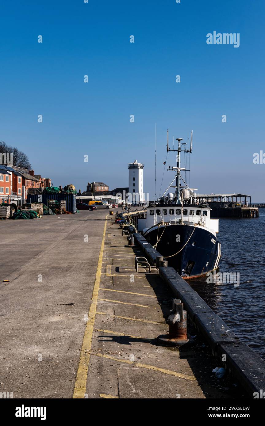 Il North Shields Old Low Light è un punto storico di North Shields che porta la storia nel presente Foto Stock