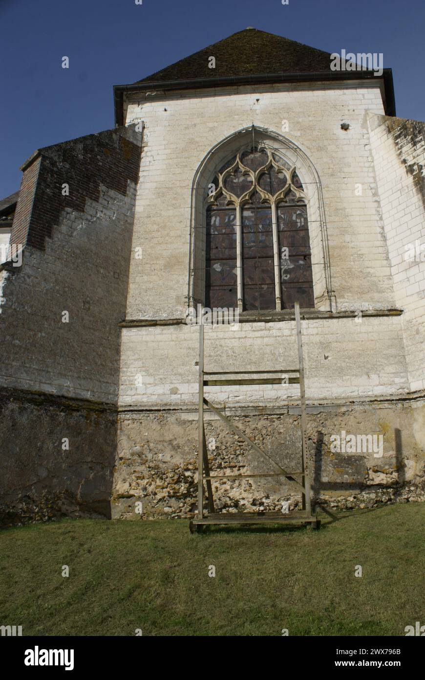 Église Saint-Pierre-aux-liens de Sormery est une église située à Sormery, dans le département francese de l'Yonne, en France. Foto Stock
