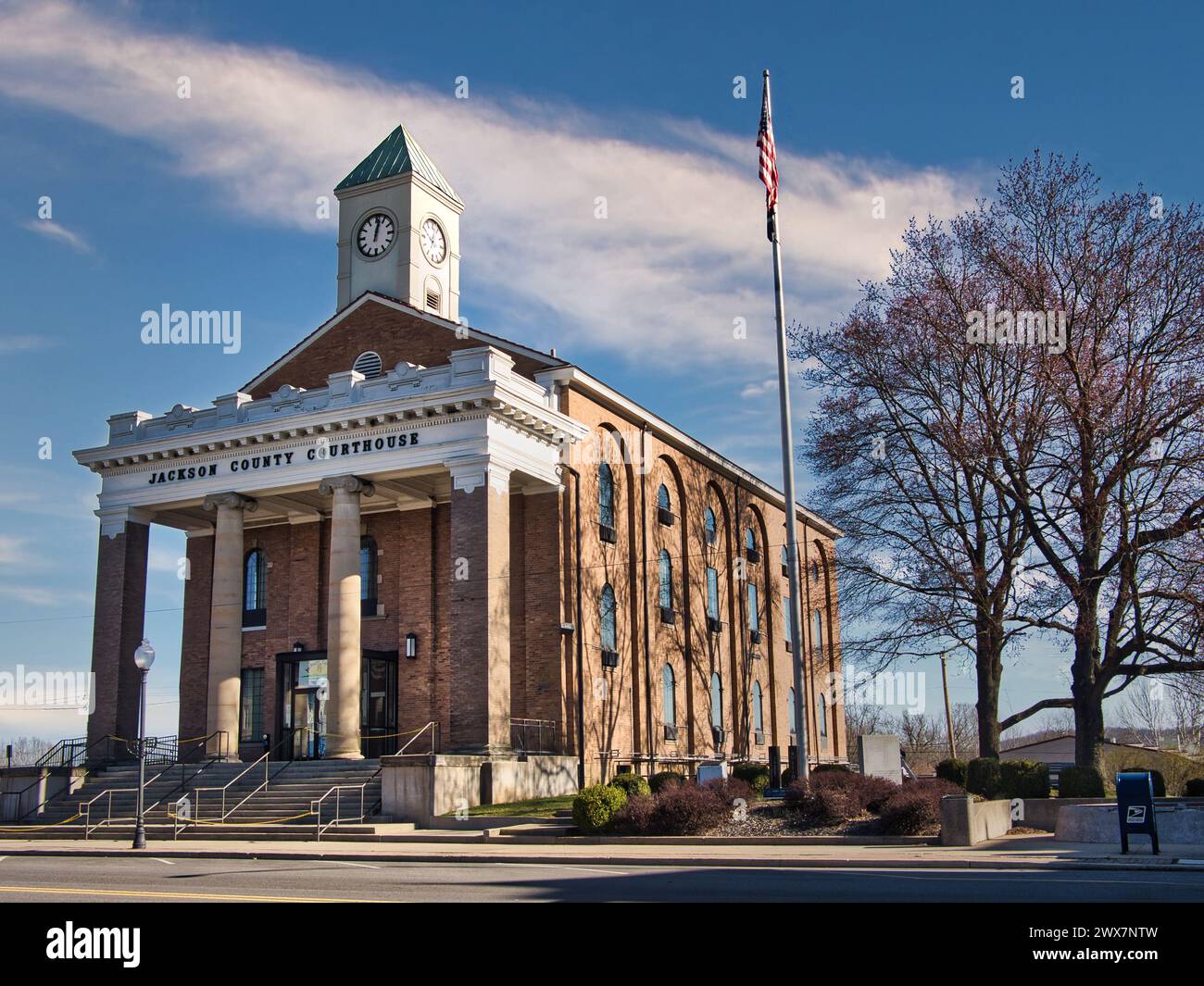 Tribunale della contea di Jackson, Ohio, USA 2024 Foto Stock