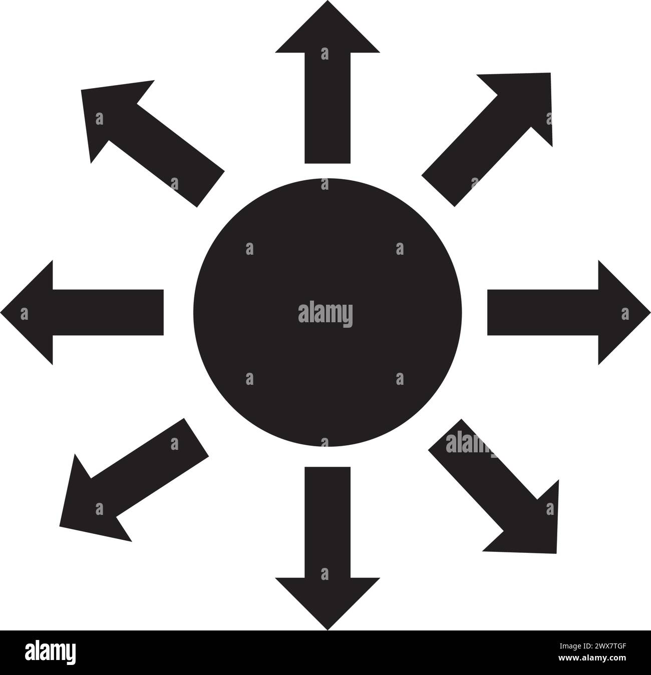 logo icona big data, illustrazione del design vettoriale Illustrazione Vettoriale
