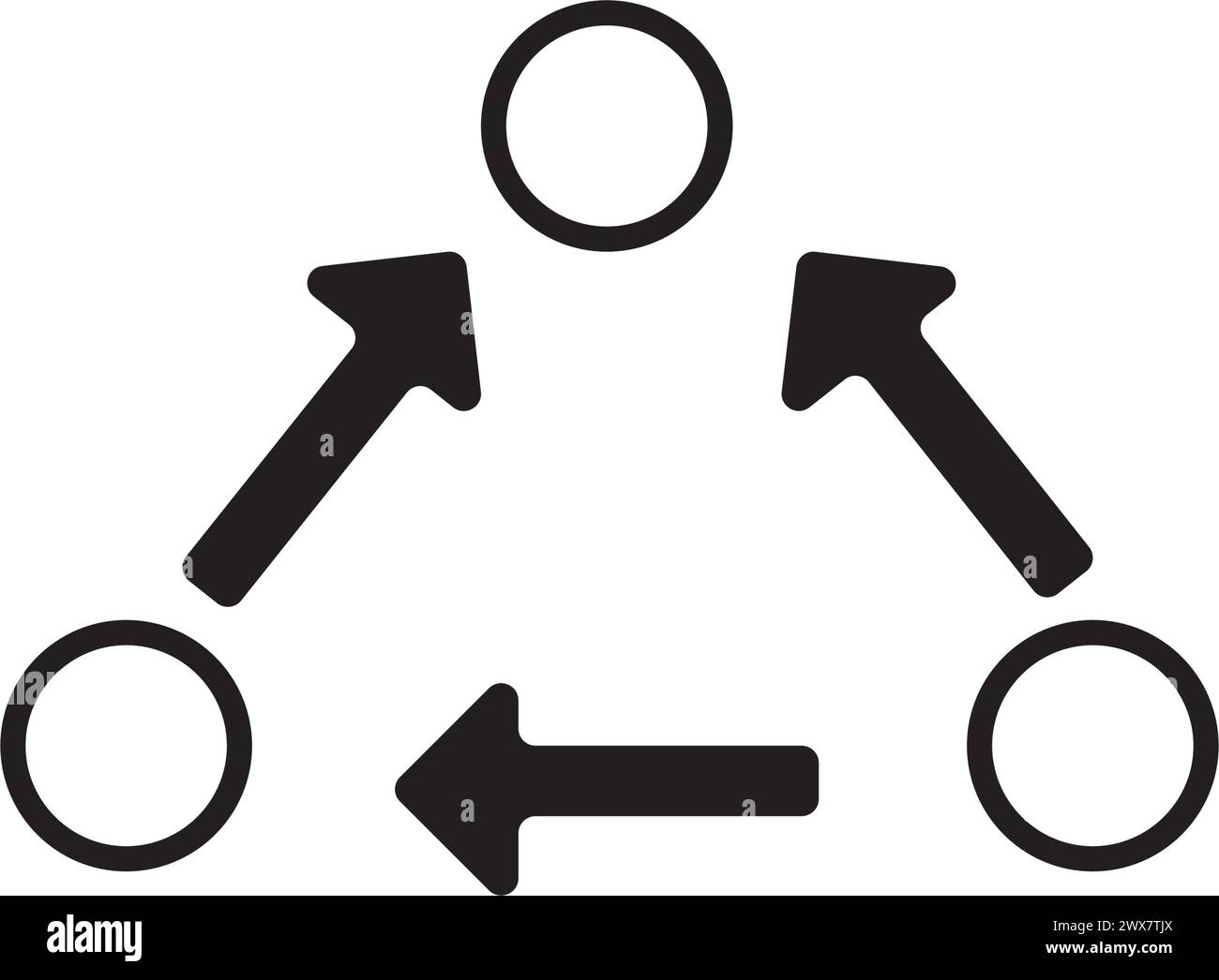logo icona big data, illustrazione del design vettoriale Illustrazione Vettoriale