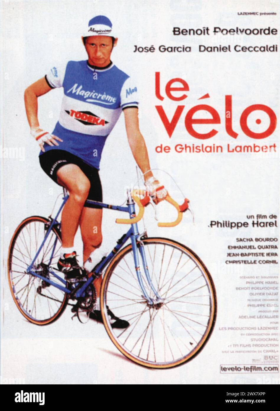 Le Vélo de Ghislain Lambert Ghislain Lambert's Bicycle anno : 2001 - Francia / Belgio PosterBenoît Poelvoorde Direttore : Philippe Harel Foto Stock