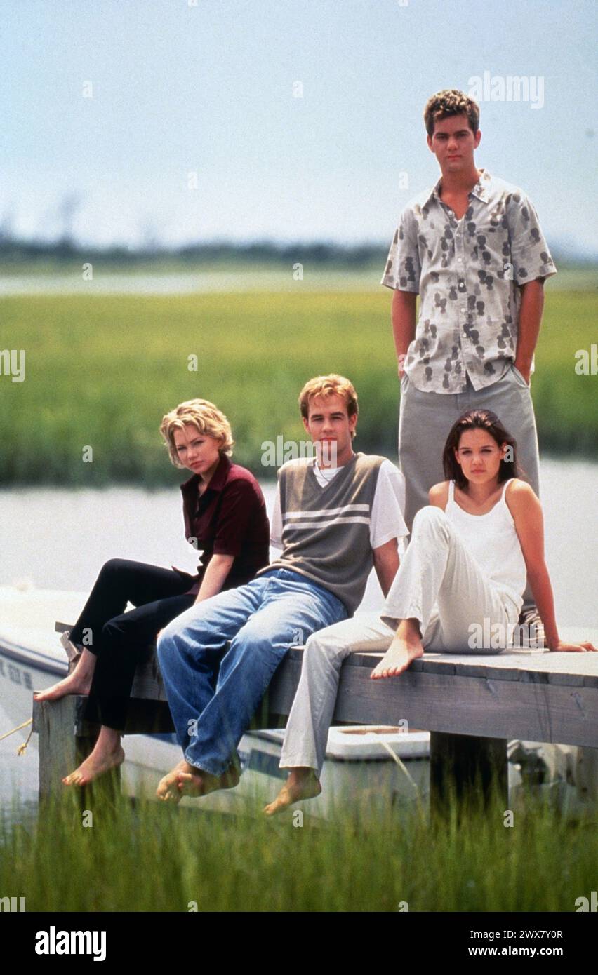 Dawson's Creek TV Series 1998 - 2003 USA anno: 1998 / stagione 2 creazione: Kevin Williamson Michelle Williams, James Van Der Beek, Joshua Jackson, Katie Holmes Foto Stock