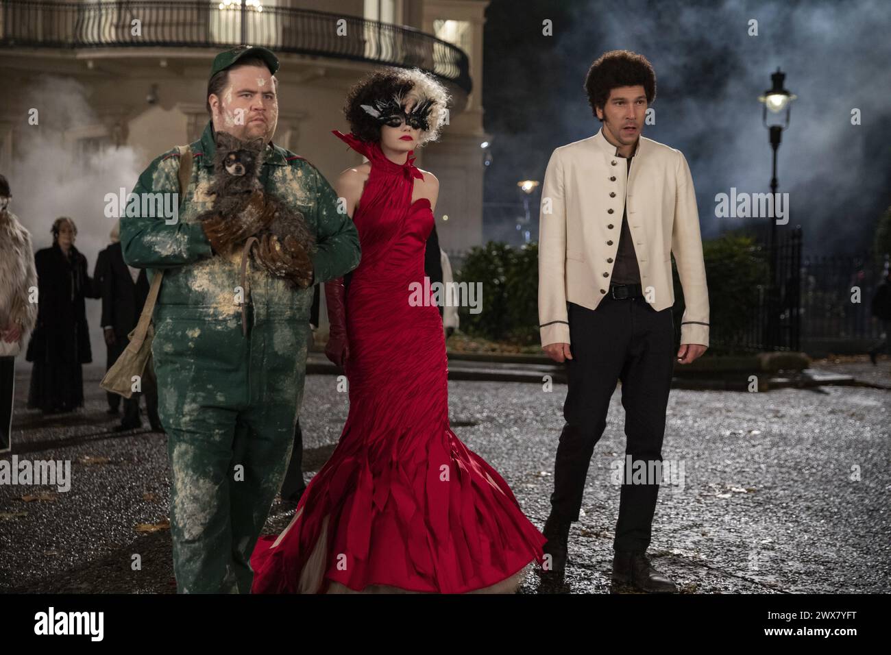 Cruella anno : 2021 USA Direttore : Craig Gillespie Paul Walter Hauser, Emma Stone, Joel Fry Foto Stock