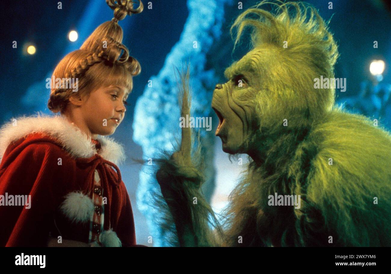 Come il Grinch ha rubato l'anno di Natale: 2000 USA Direttore: Ron Howard Taylor Monsen, Jim Carrey Foto Stock