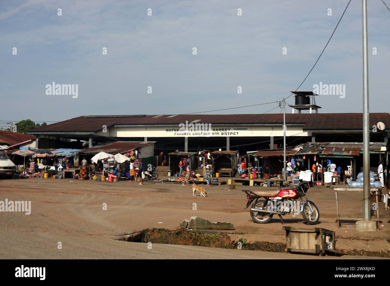 Vedute generali della Sierra Leone in Africa. Foto Stock