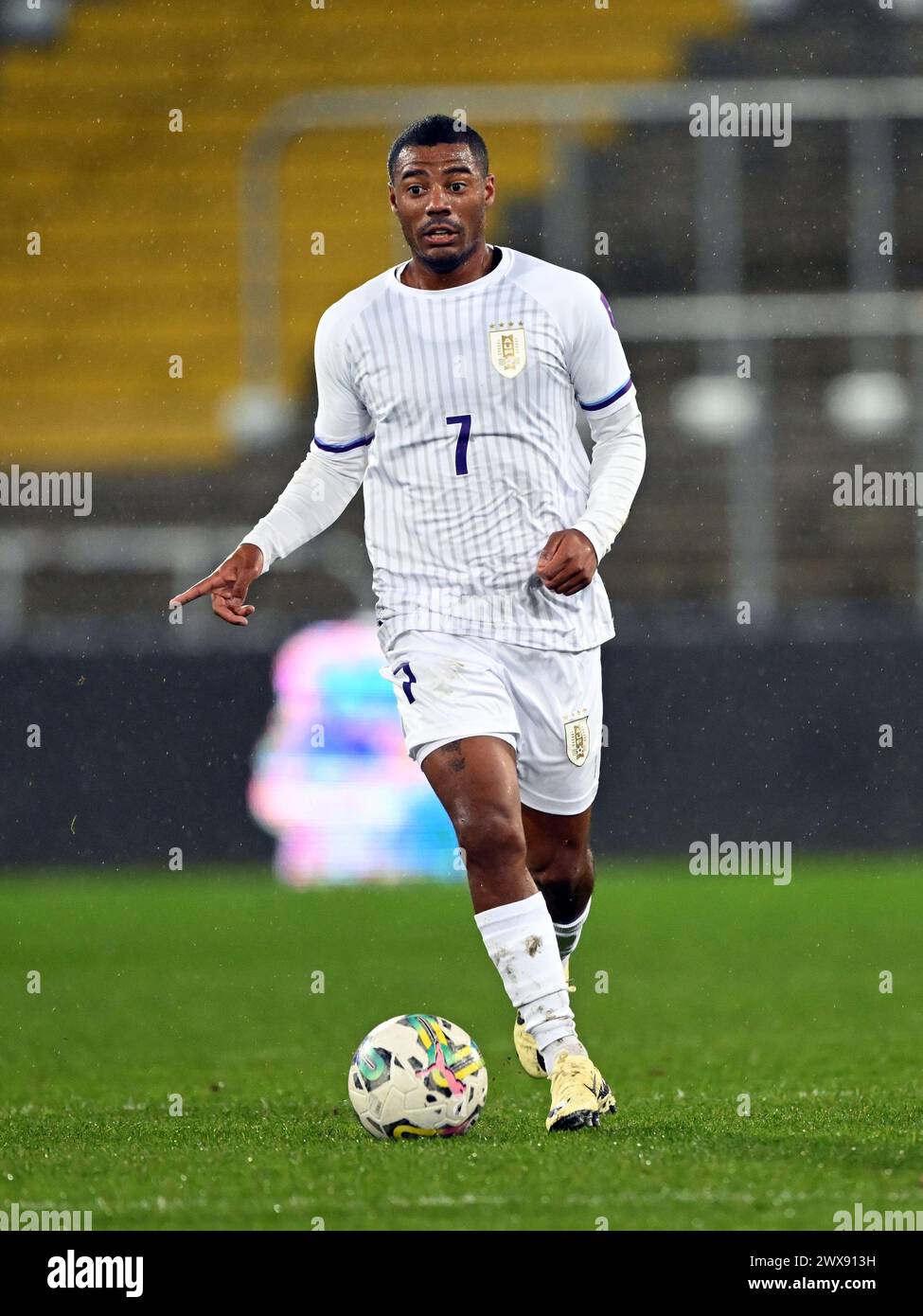 LENS - Nicolas de la Cruz dell'Uruguay durante l'amichevole tra Costa d'Avorio e Uruguay allo Stade Bollaert Delelis il 26 marzo 2024 a Lens, Francia. ANP | Hollandse Hoogte | GERRIT VAN COLOGNE Foto Stock