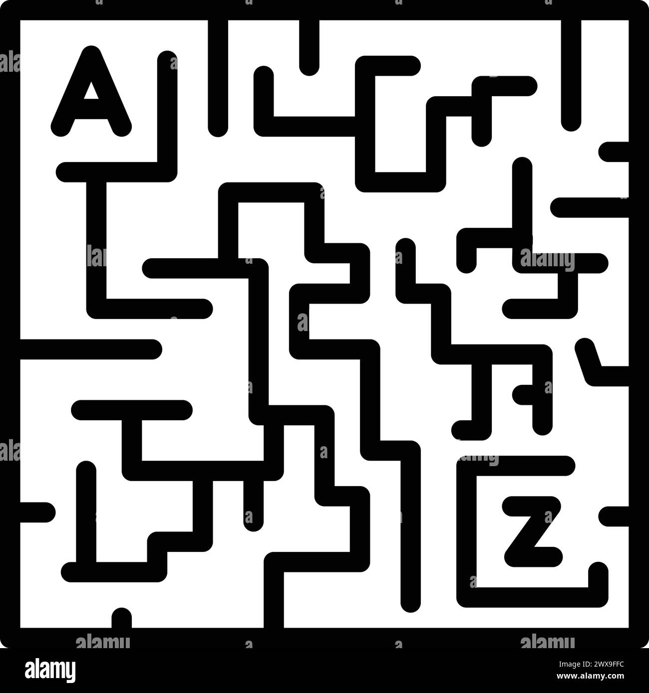 Icona per il gioco educativo, educativo Illustrazione Vettoriale