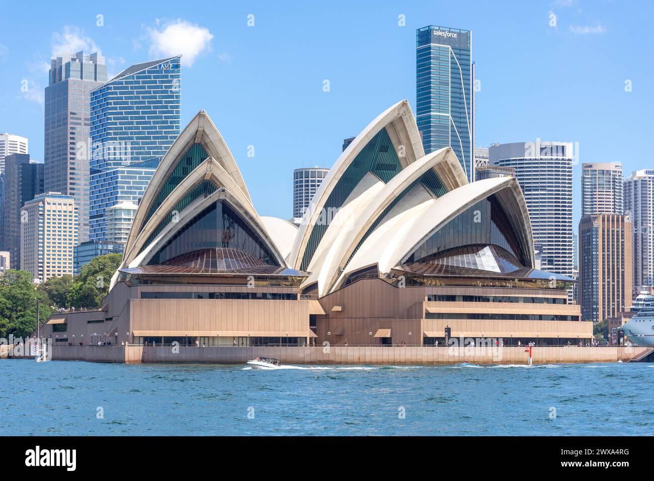 Sydney Opera House, Bennelong Point, Sydney, Nuovo Galles del Sud, Australia Foto Stock