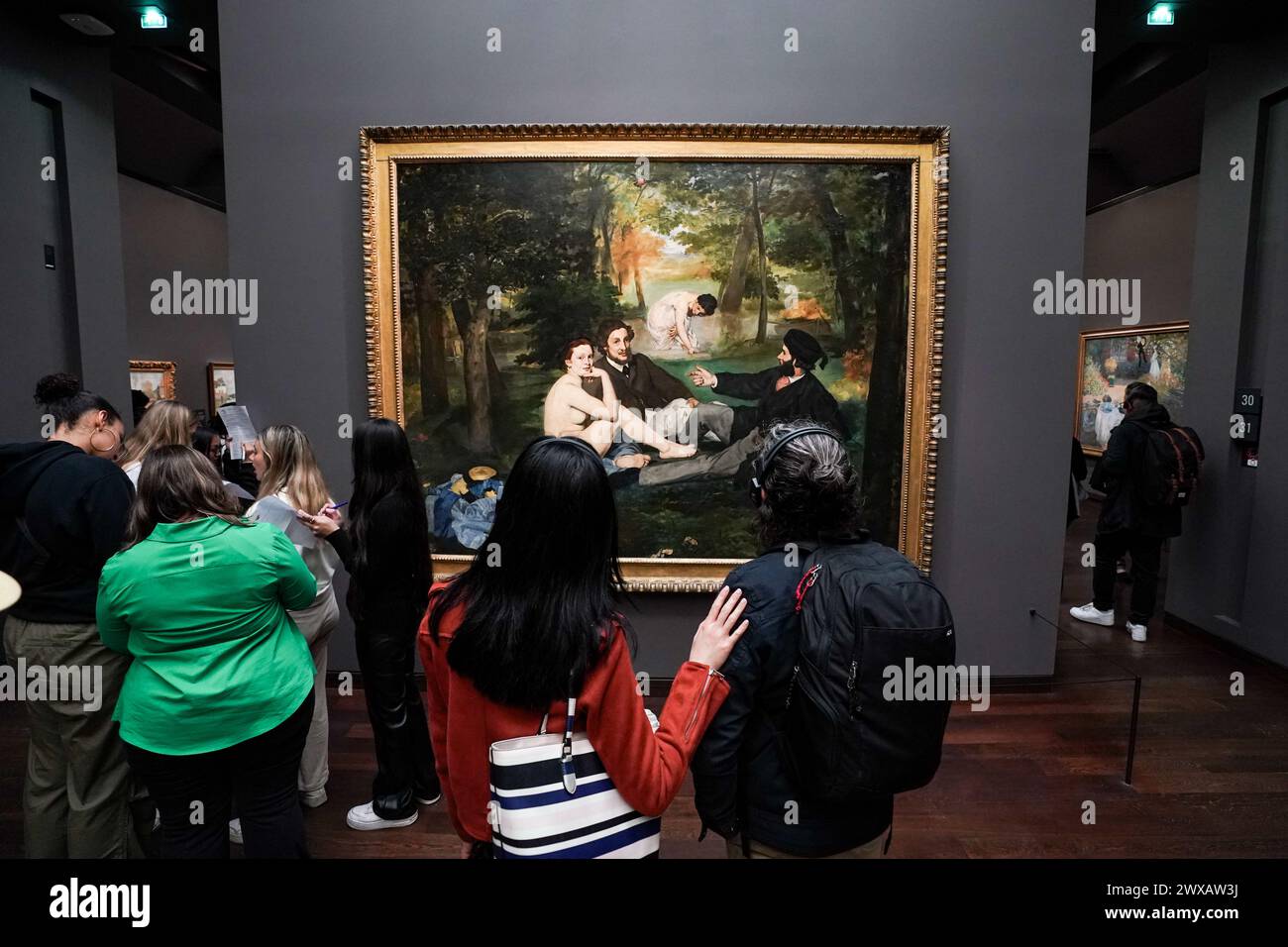 Il Musée d'Orsay è un museo situato a Parigi, in Francia, sulla riva sinistra della Senna Foto Stock