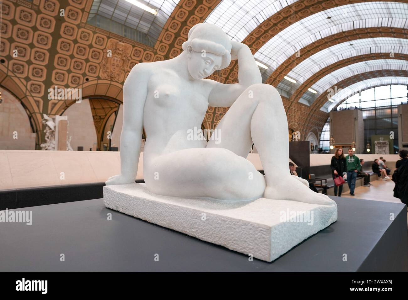 Il Musée d'Orsay è un museo situato a Parigi, in Francia, sulla riva sinistra della Senna Foto Stock