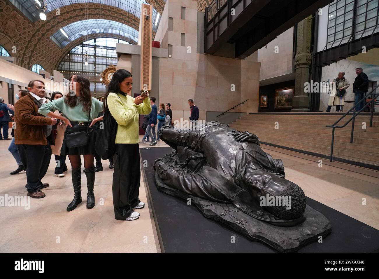 Il Musée d'Orsay è un museo situato a Parigi, in Francia, sulla riva sinistra della Senna Foto Stock