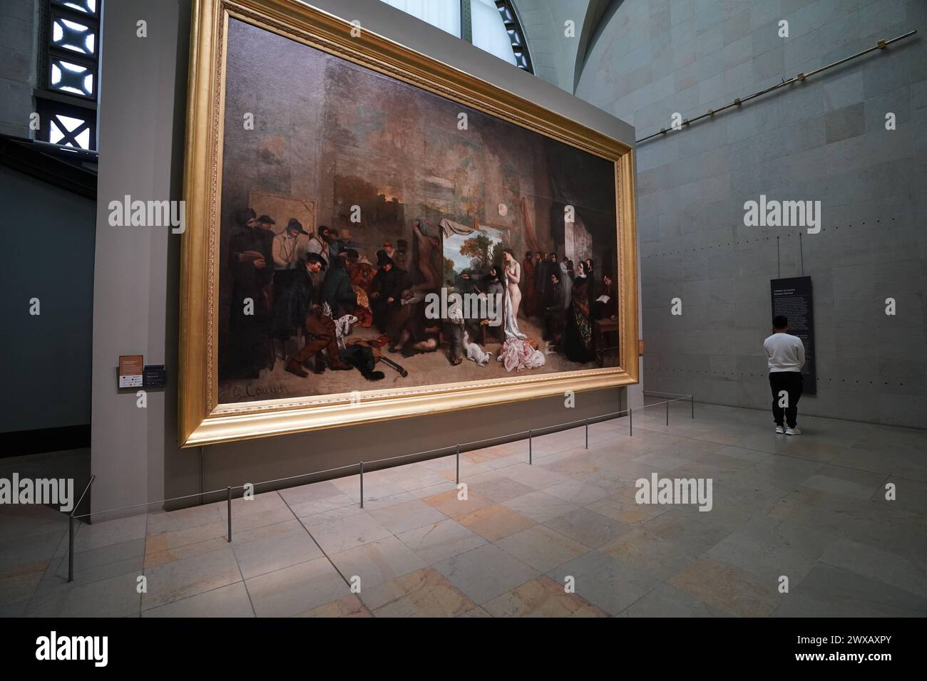 Il Musée d'Orsay è un museo situato a Parigi, in Francia, sulla riva sinistra della Senna Foto Stock