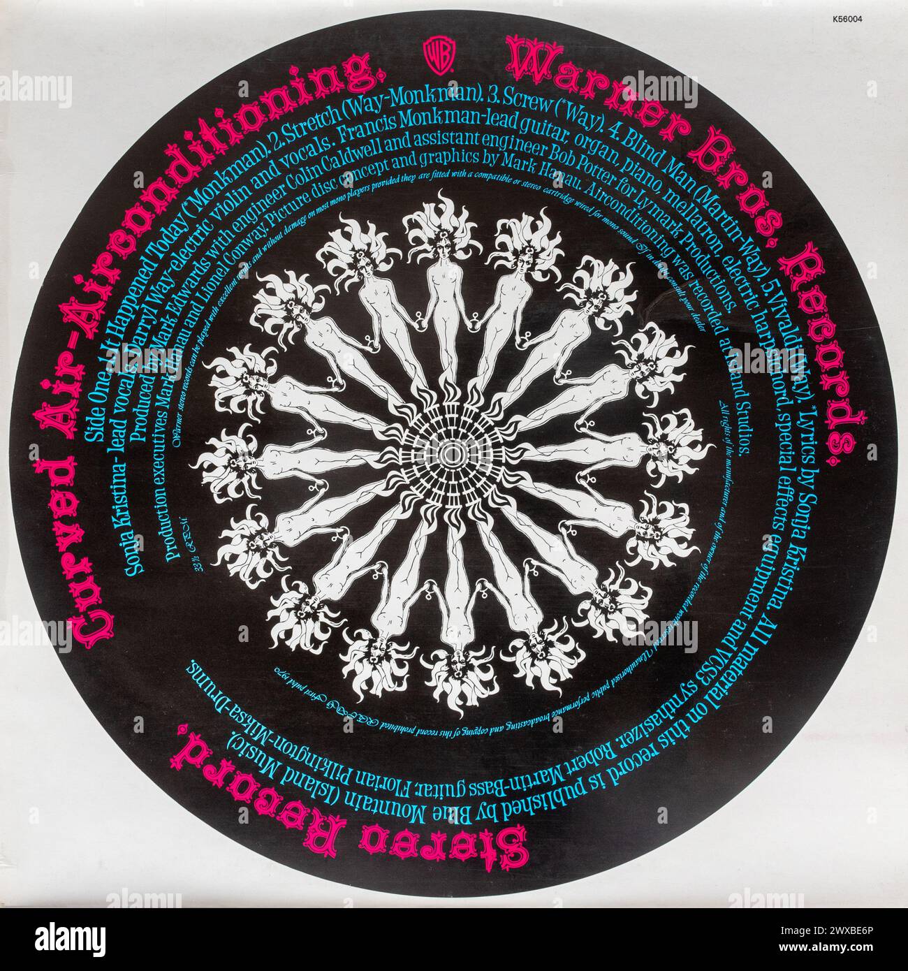 Airconditioning (Air Conditioning) album dei Curved Air, un gruppo progressive rock inglese, copertina album vinile LP Foto Stock