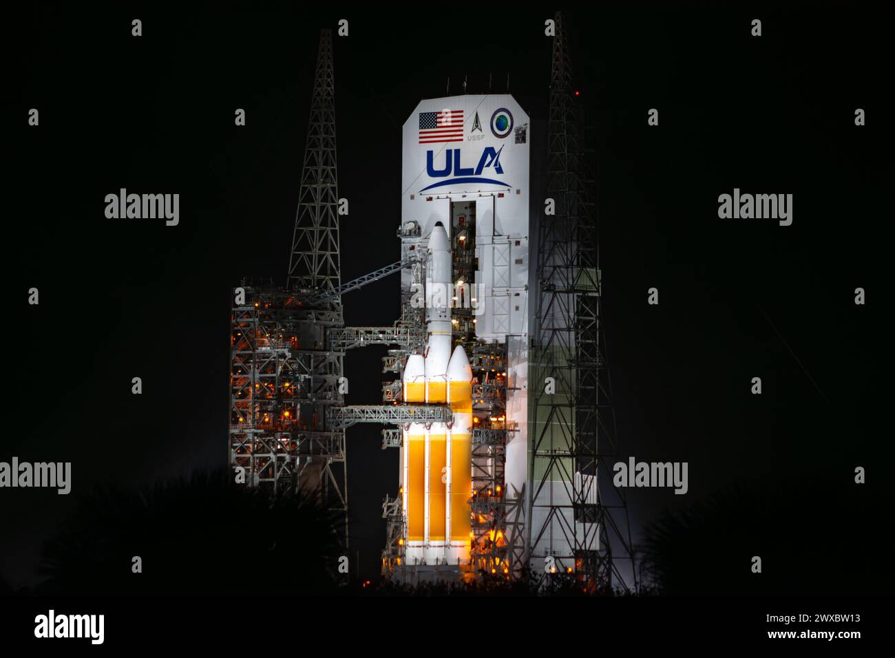 ULA Delta IV Heavy NROL-70 LaunchNROL-70 Foto Stock