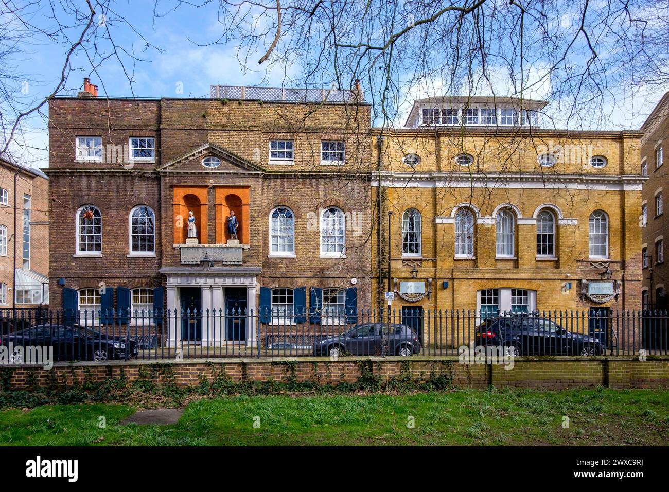 St John's Old School, Wapping, East London Foto Stock