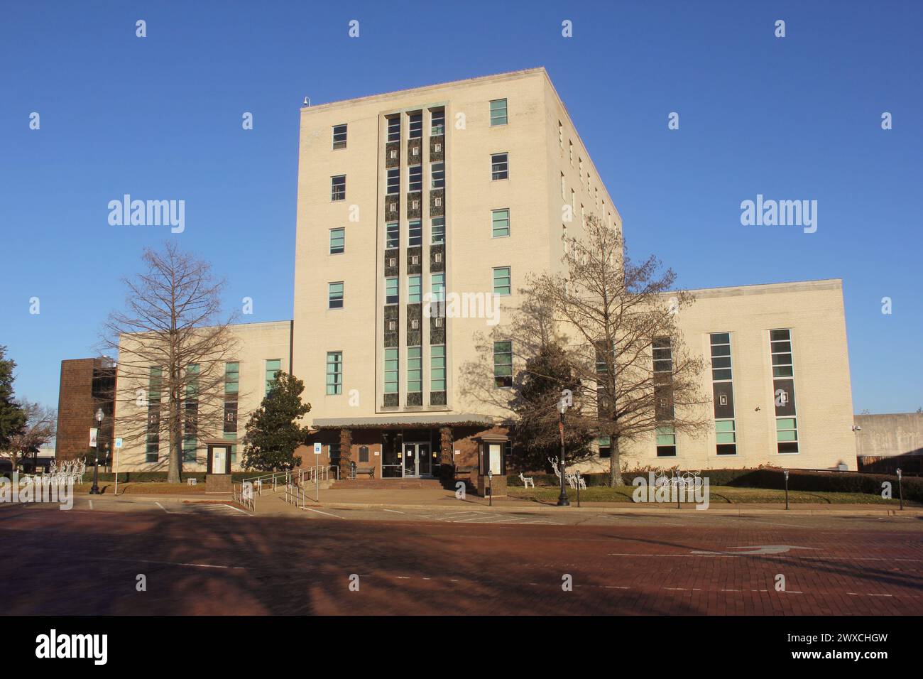 Storico tribunale della contea di Smith nel centro di Tyler, Texas Foto Stock