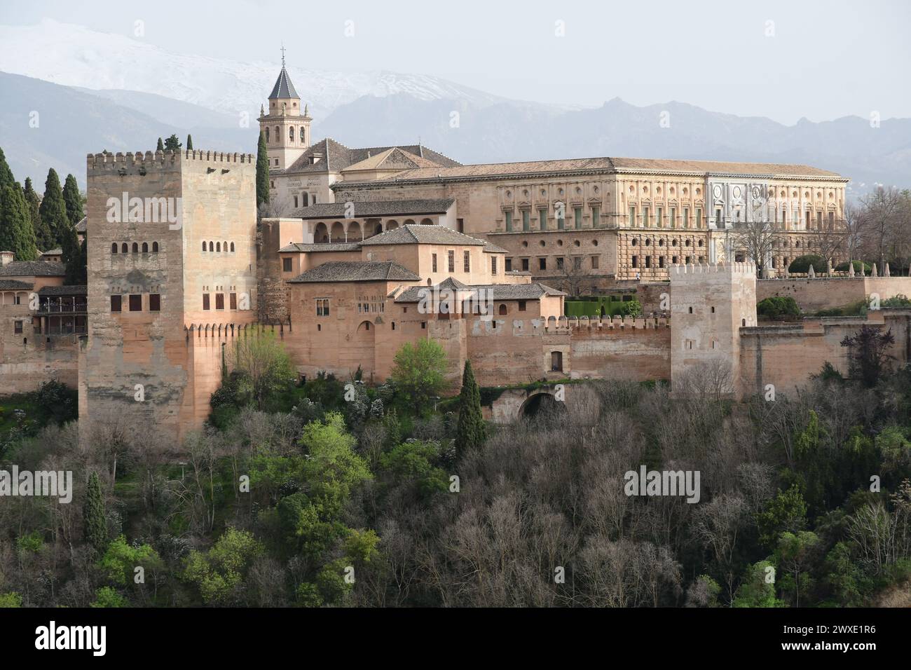 Alhambra a Granada, spagnolo Foto Stock