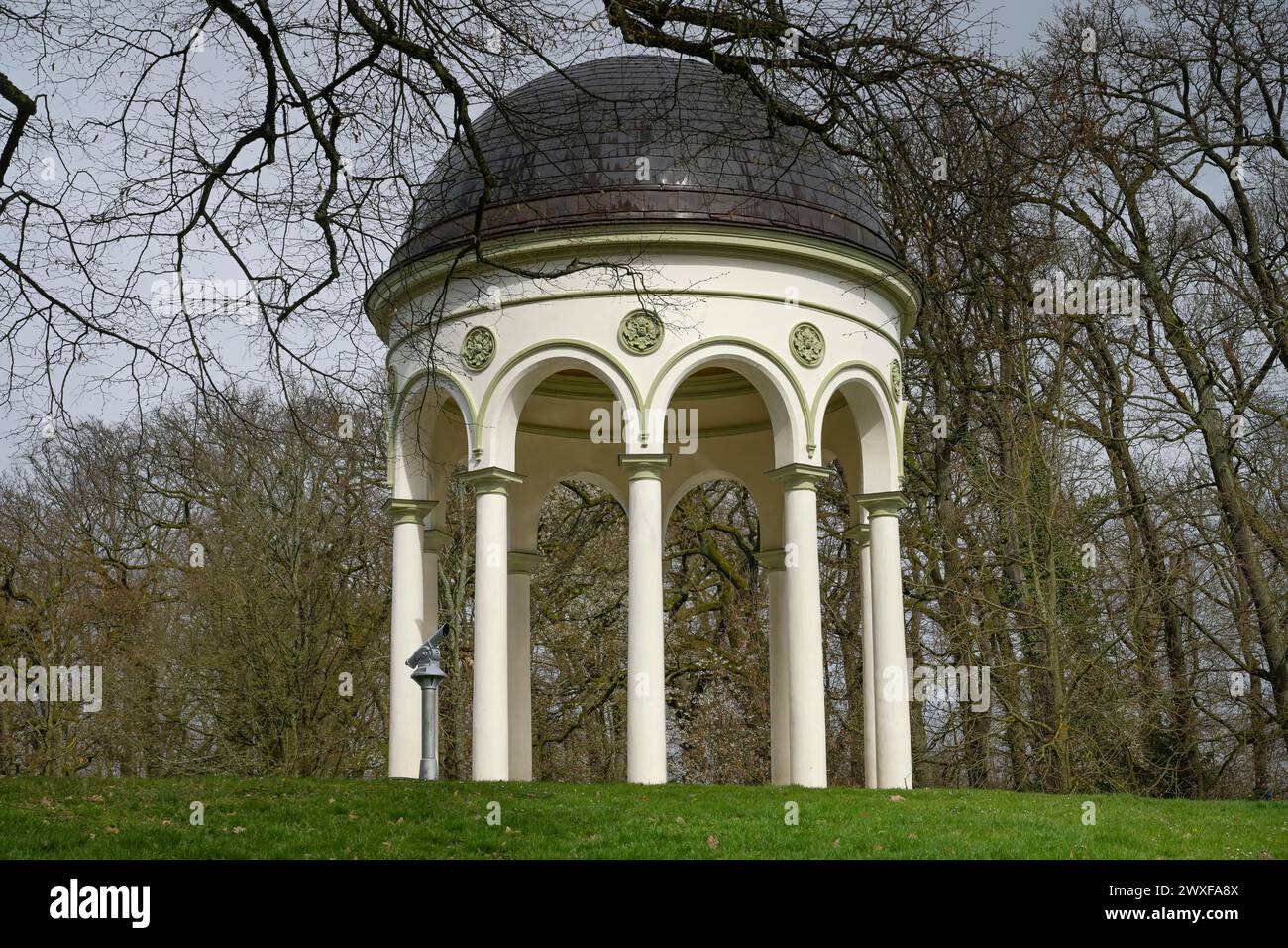 Monopteros Tempel, Neroberg, Wiesbaden, Assia, Germania Foto Stock